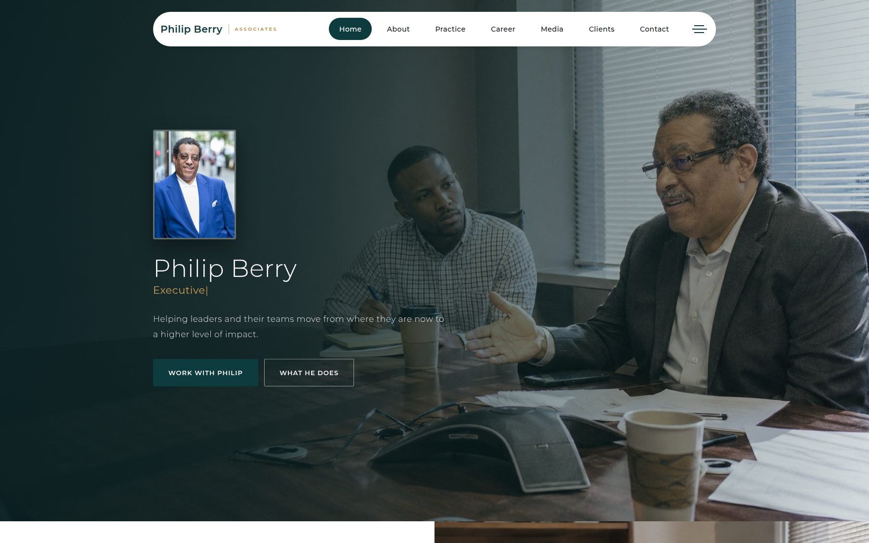 Website built for Philip Berry
