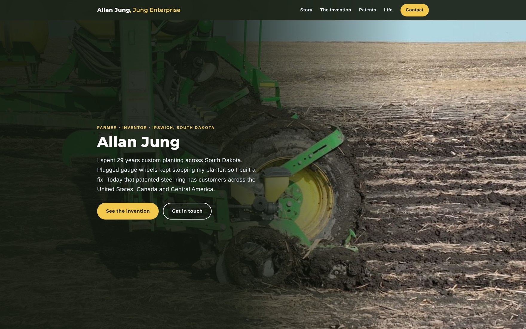 Website built for Allan Jung