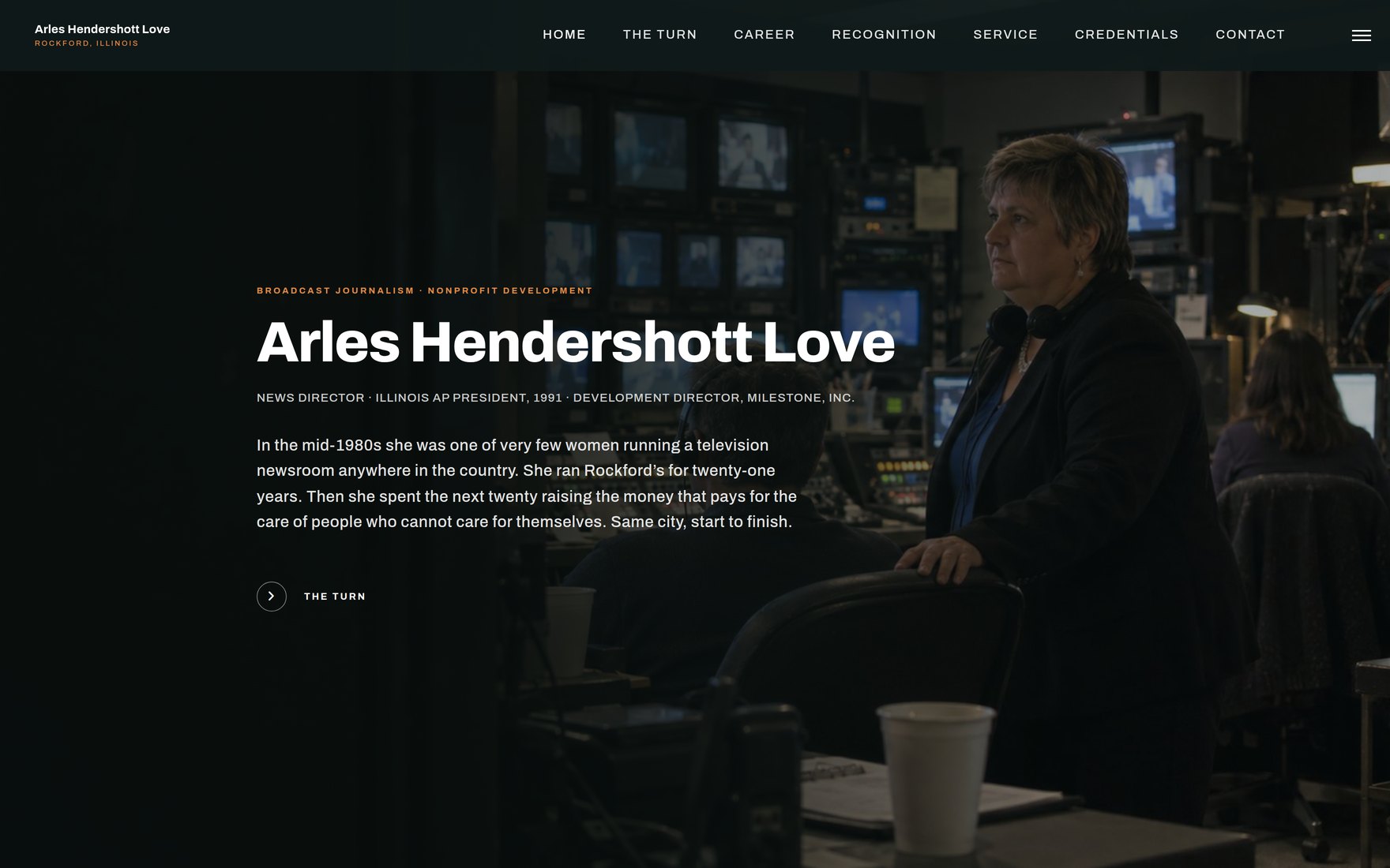Website built for Arles Hendershott Love