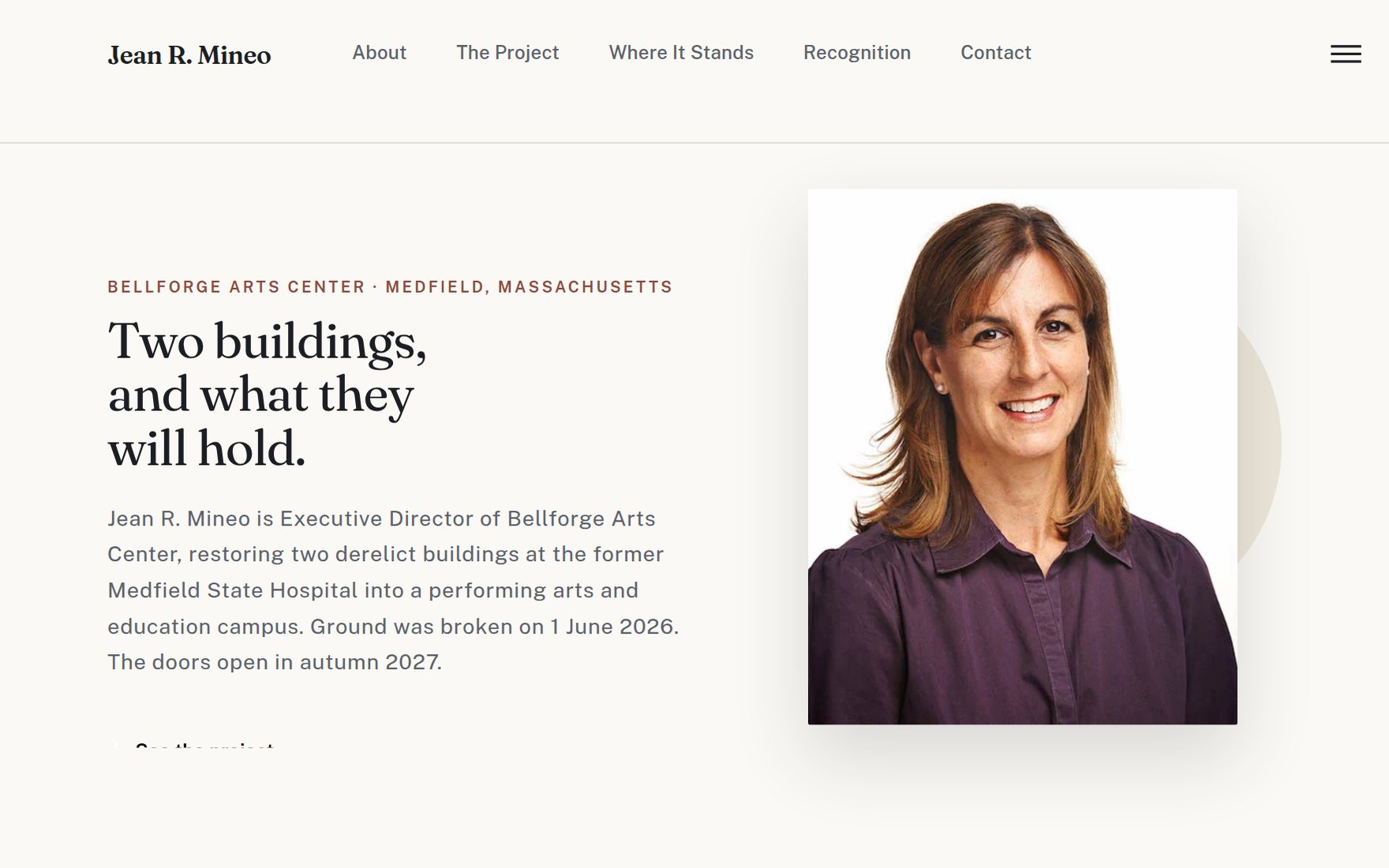 Website built for Jean R. Mineo