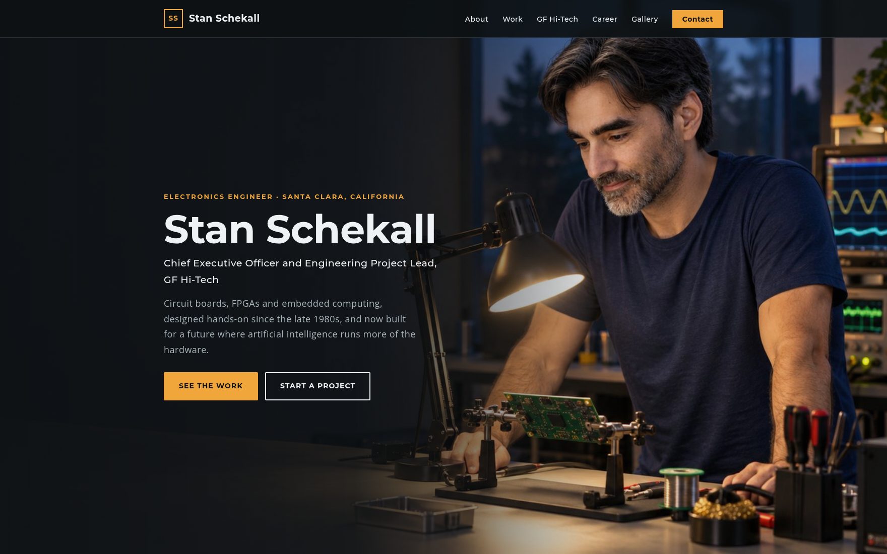 Website built for Stan Schekall