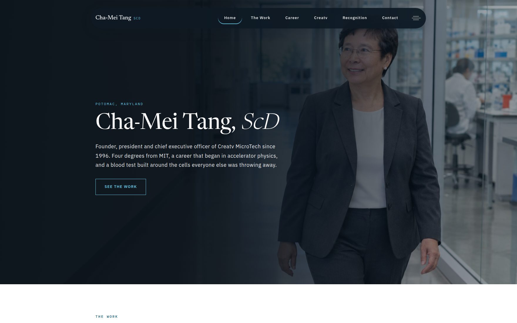 Website built for Cha-Mei Tang, ScD